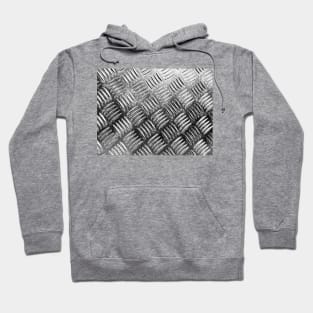 Shiny industrial metal block pattern Hoodie